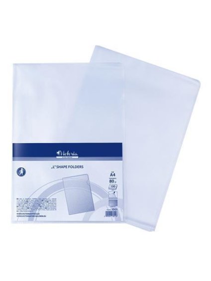 Obal-transp./matný, A4, typ L, 100ks/bal.