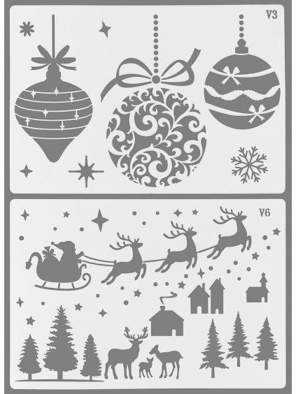 626417 šablony 2 kusy