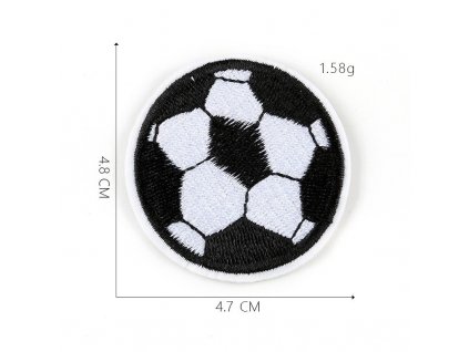 Nažehlovačka, fotbalový míč, 4,8 x 4,7 cm, N545