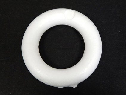 Polystyrenový kroužek,  věnec, 17 cm - průměr, 1 ks