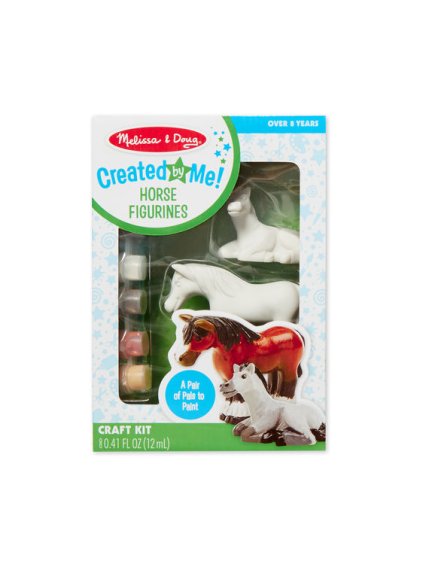 Figurky k domalování, KONĚ, 2 figurky, 1bal.