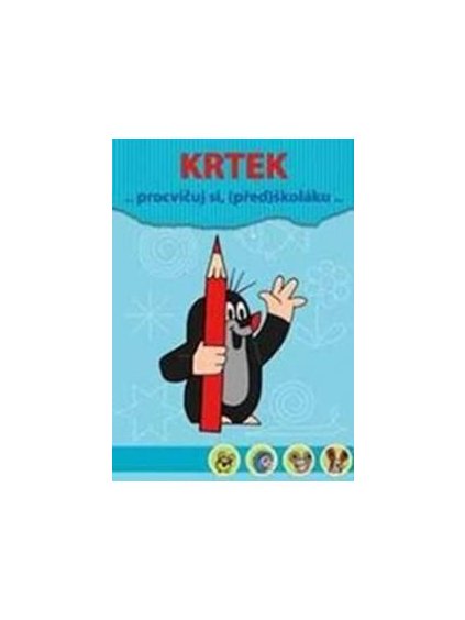 aki7677, Procvičovací sešit stíratelný, Krtek - Procvičuj si (před)školáku...