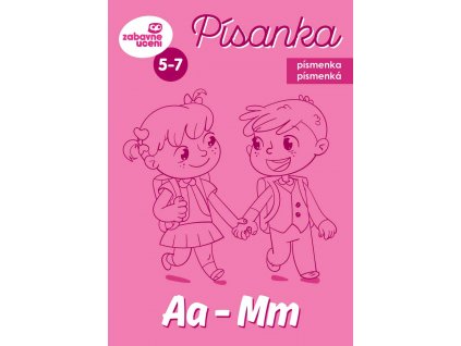 Písanka, PÍSMENKA Aa - Mm, zábavné učení , A5 / 1 kus