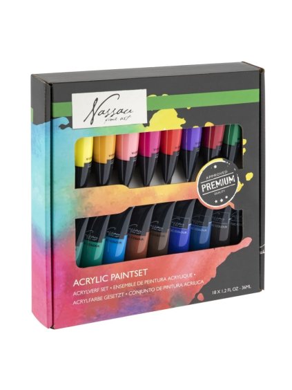 AR0701 akrylové barvy sada