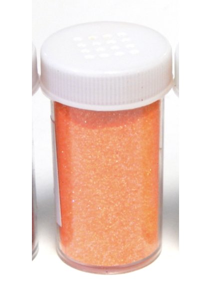Glitry-sypké, třpytky, ORANŽOVÁ, 20g/bal.