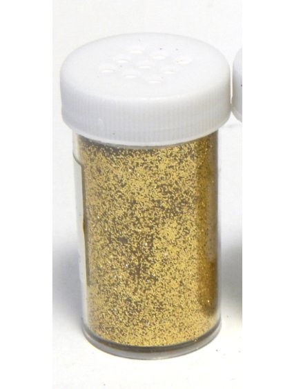 Glitry - třpytky sypké, 20g,TM. ZLATÝ, 1ks