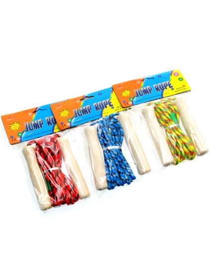 Švihadlo, nylon, MIX barev, 230cm, 1 kus