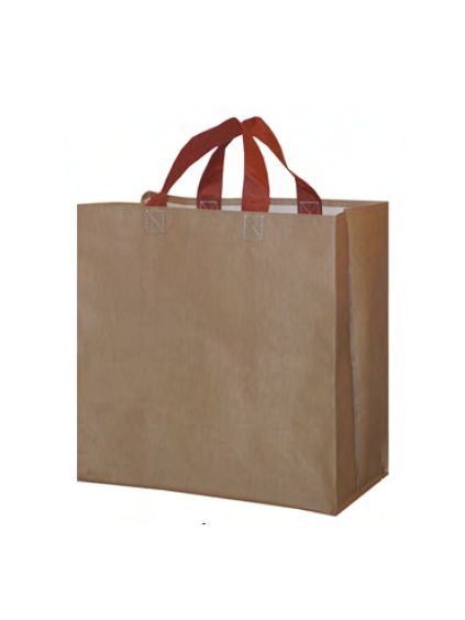 Taška PP, 40x38x22cm/33L., čistá hnědá, 1ks