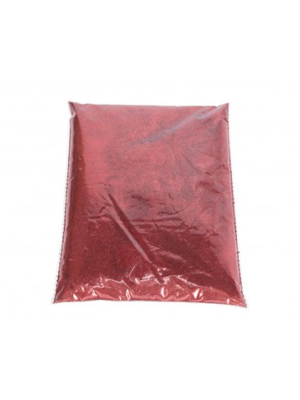 Glitry - třpytky sypké, ČERVENÉ, 1 kg