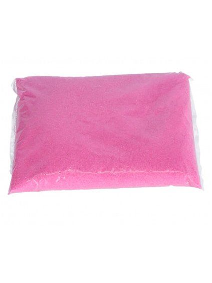 Písek dekorační RŮŽOVÝ 1 kg