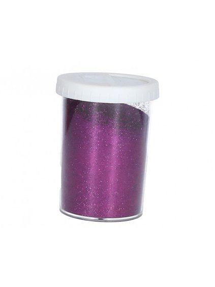 Glitry, sypké, třpytky, tm. fialová, 100g/bal.