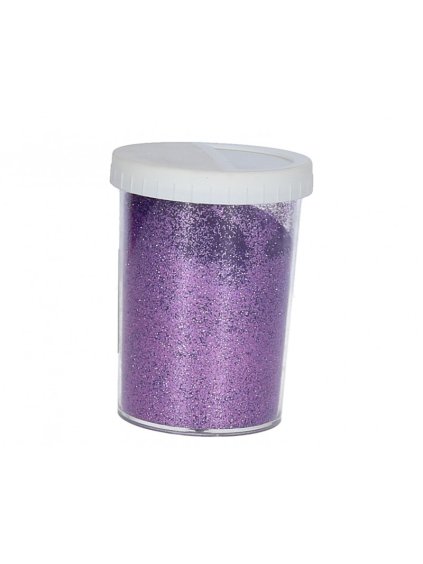 Glitry, sypké, třpytky, fialová, 100g/bal.