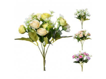 Svazek, kytice růže, MIX barev, 1ks (1001084)