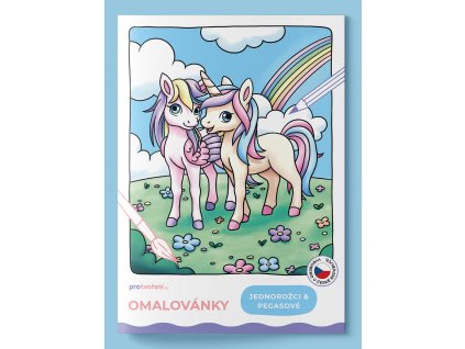 OMK15, Omalovánky, A5, JEDNOROŽCI & PEGASOVÉ