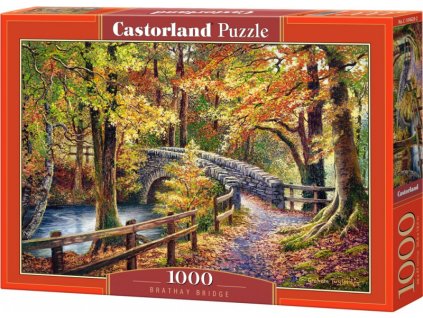 Puzzle, 1000 dílků, Most v městě Brathay, cca 35 x 25 x 5 cm, 1ks