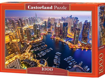 Puzzle 1000 dílků - Noční Dubai