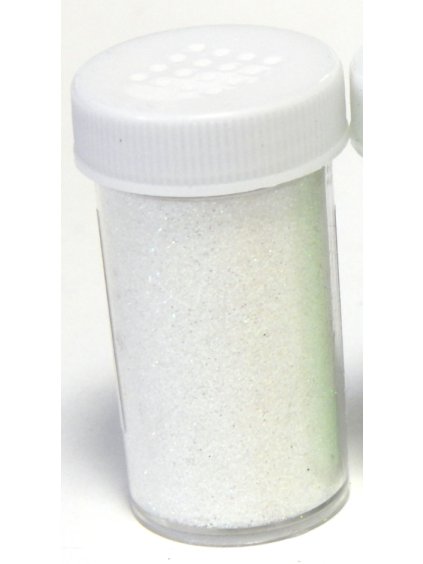 Glitry-sypké, třpytky, BÍLÉ holografické, 20g/bal.