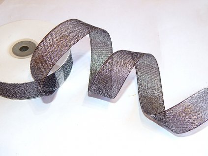 Stuha lurexová metalická, WB7003, šíře 12 mm