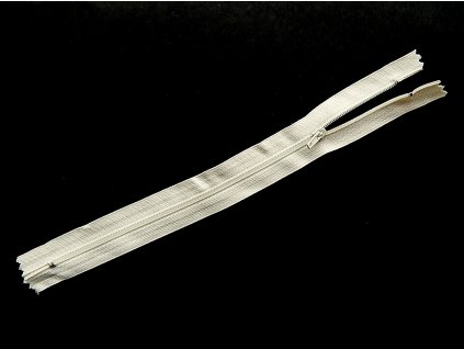 Spirálový zip nedělitelný, 25 cm, béžová, č.103, 1 ks