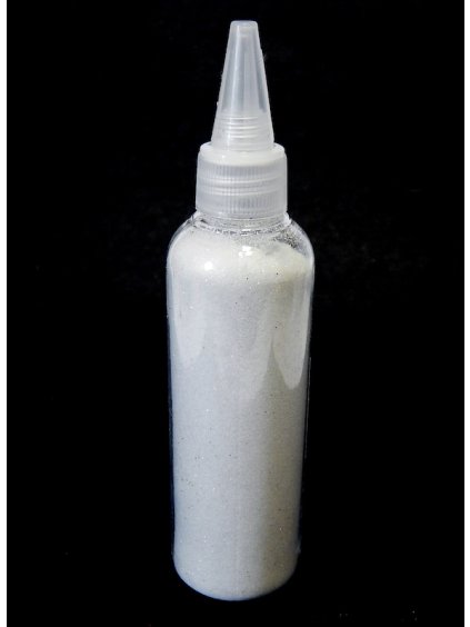 Glitry-sypké, třpytky, bílá-barev.odlesk, 80g/bal.