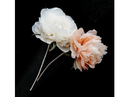 Svazek, umělé květiny, 15cm, růže, mix barev, 1ks (1100193)