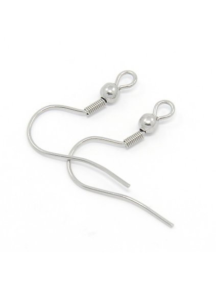 O032 01, Afroháček, náušnicový háček, nerez ocel