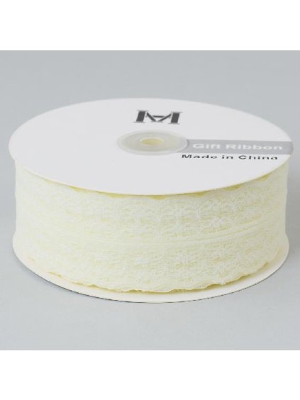 4300442, Krajka pevná, 45mmx45m, béžová