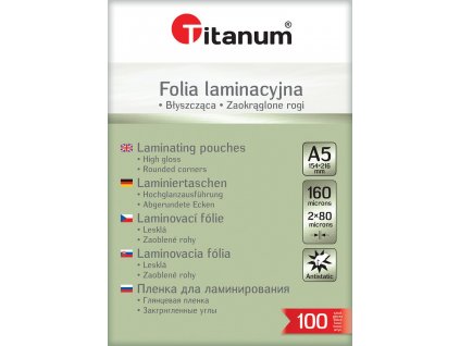 Laminovací fólie, A5, transparent., 80mic, 100ksbal, (128867)