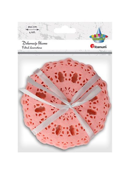 Podložky s prolamovaným vzorem, 11cm, 4ks/bal.