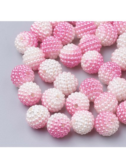 T004 14 Korálek barevný imitace perly