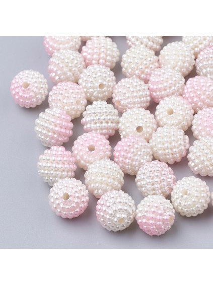 Korálek, barevný, 10mm, 20ksbal