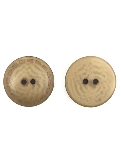 GOM146, Knoflík, 26mm, světle hnědý, 1ks