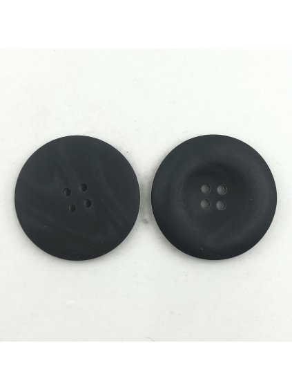 GOM156, Knoflík, 26mm, černý matný, 1ks
