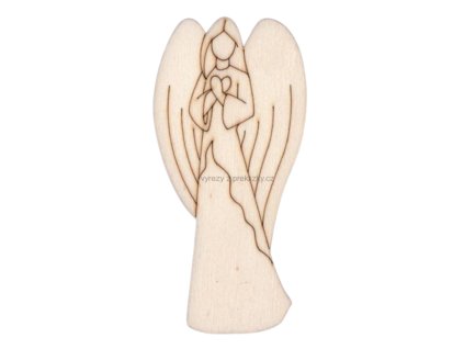 dřevěný výřez, anděl
