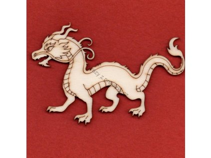 čínský drak, 11,2 x 8,8 cm