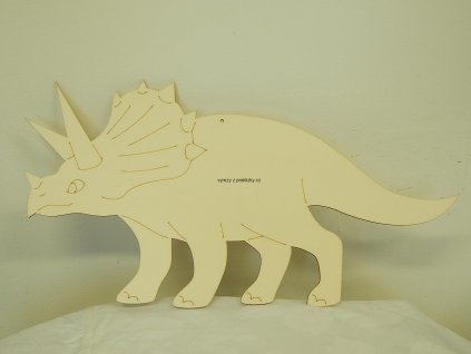 Dřevěné výřezy, Dinosaurus, VELKÝ IV., 28 x 46 cm, 1ks
