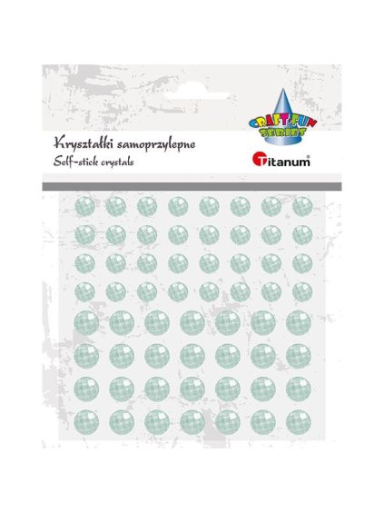 ST332, Samolepky-kulaté, BLEDĚ MODRÁ, 8-10mm, rozměr archu 10x10cm