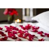 Textilní dekorace, okvětní lístky, RŮŽE, 100ksbal4
