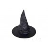 Klobouk čarodějnický černý 35x35 cm, w880217