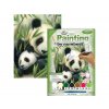 malování podle čísel, panda