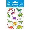 dino, samolepky