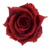 Umělý květ, RŮŽE, tm. červená, 10cm, 1ks