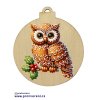 VANOČNÍ OZDOBA MED66 SOVA
