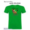 Tričko s potiskem, ,,ÚSMĚV V PŘEDU, NÁZOR VZADU´´, 1 ks