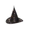 Karnevalový set, ČARODĚJ (klobouk, plášť),80 cm