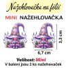nažehlovačka MINI NNF795 mini 2 ks