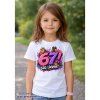 TSP559 holčička bílé tričko