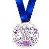 med80 medaile dřevěná s potiskem