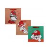 Dárková papírová taška, MIX Ho Ho Ho, 25x25x10cm, 1ks (QH178006M)