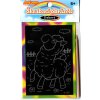 SCD-RB-AS005, Škrabací obrázek, duhový-LAMY, 1ks